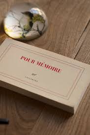 Bloc à l'italienne "Pour mémoire"
