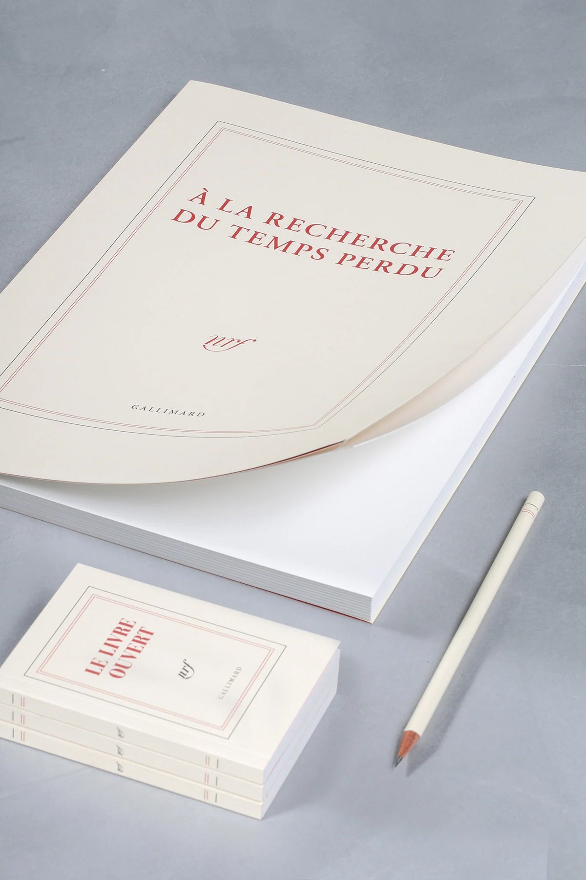 Grand carnet de dessin «À la recherche du temps perdu»