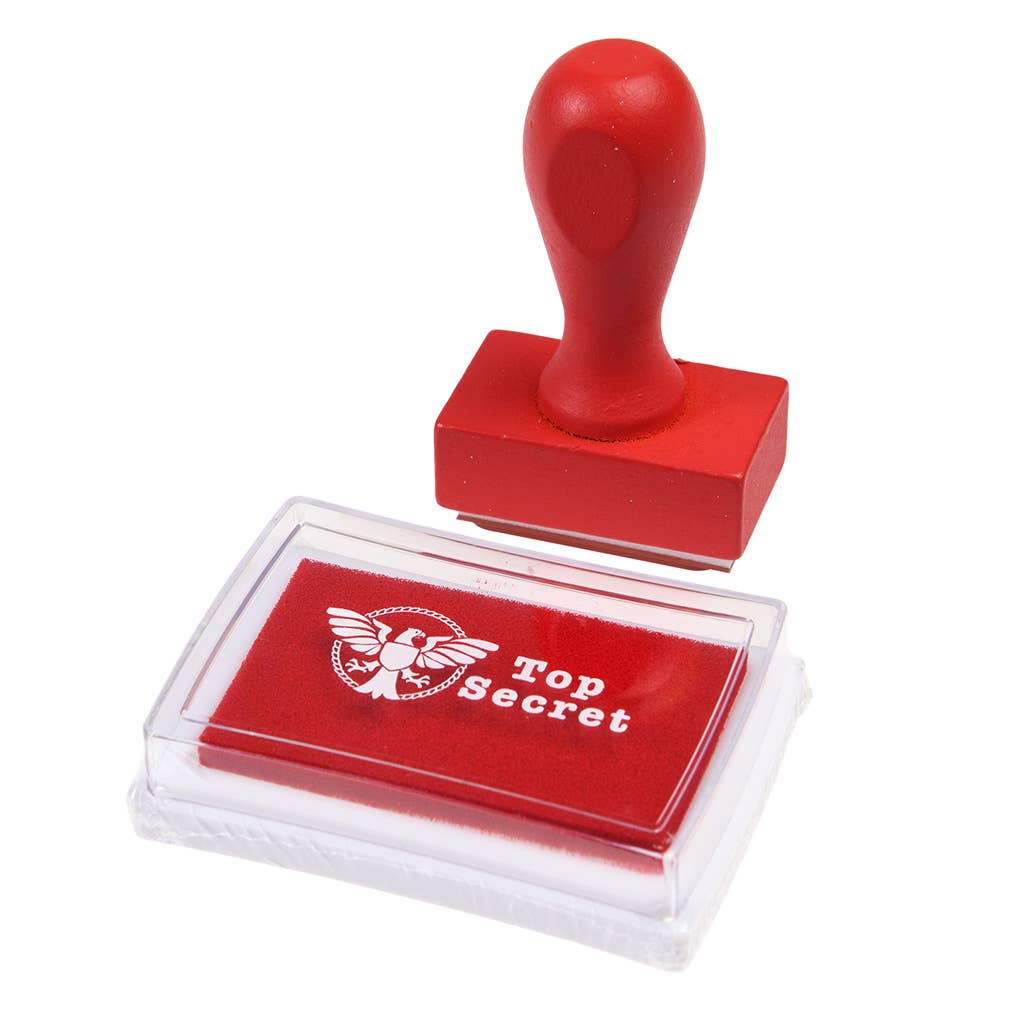 Topgeheime stempel- en inkset
