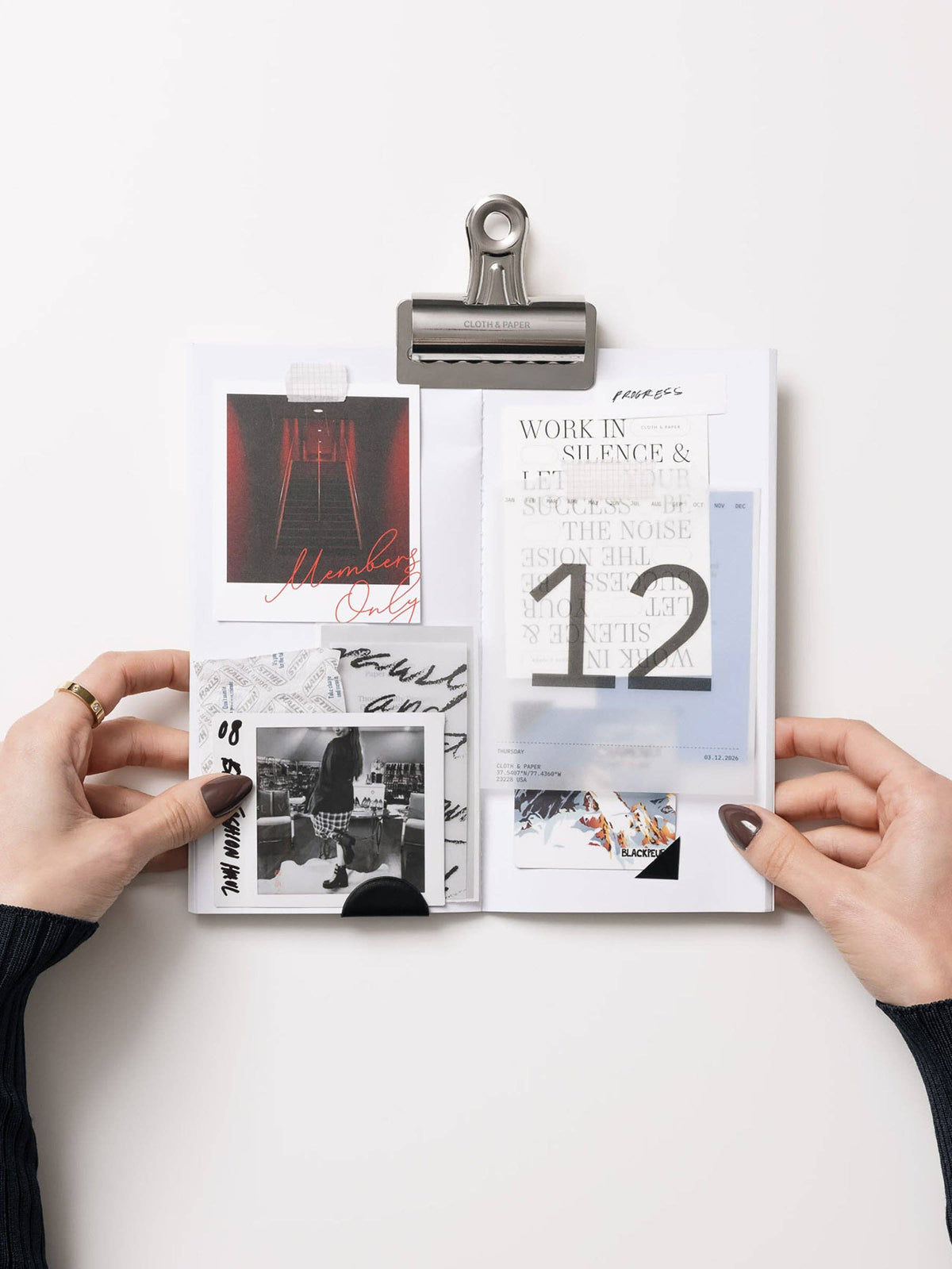Reisnotitieboek | A5 Slank: Daily Wellness | Smoked Salt
