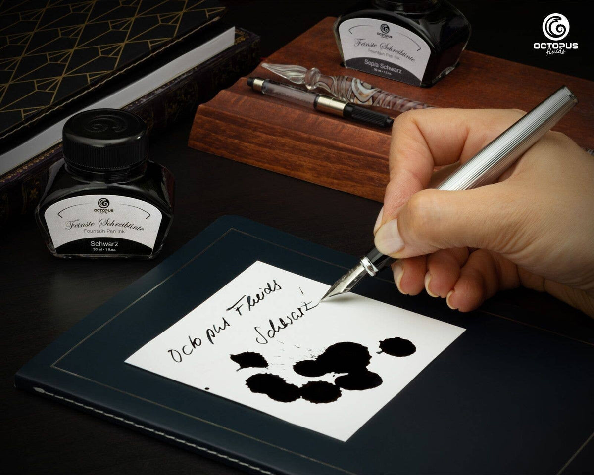 Zwarte schrijfinkt 30 ml