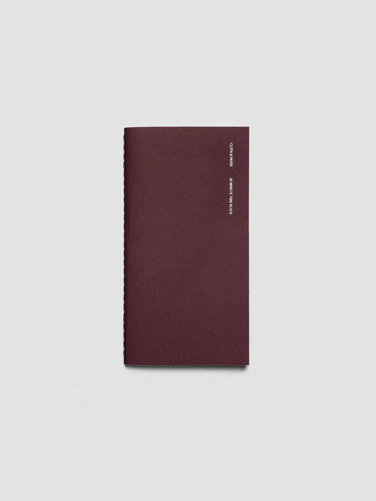 Reisnotitieboek | Pocket Plus: 30 Minute Time Block | Bordeaux