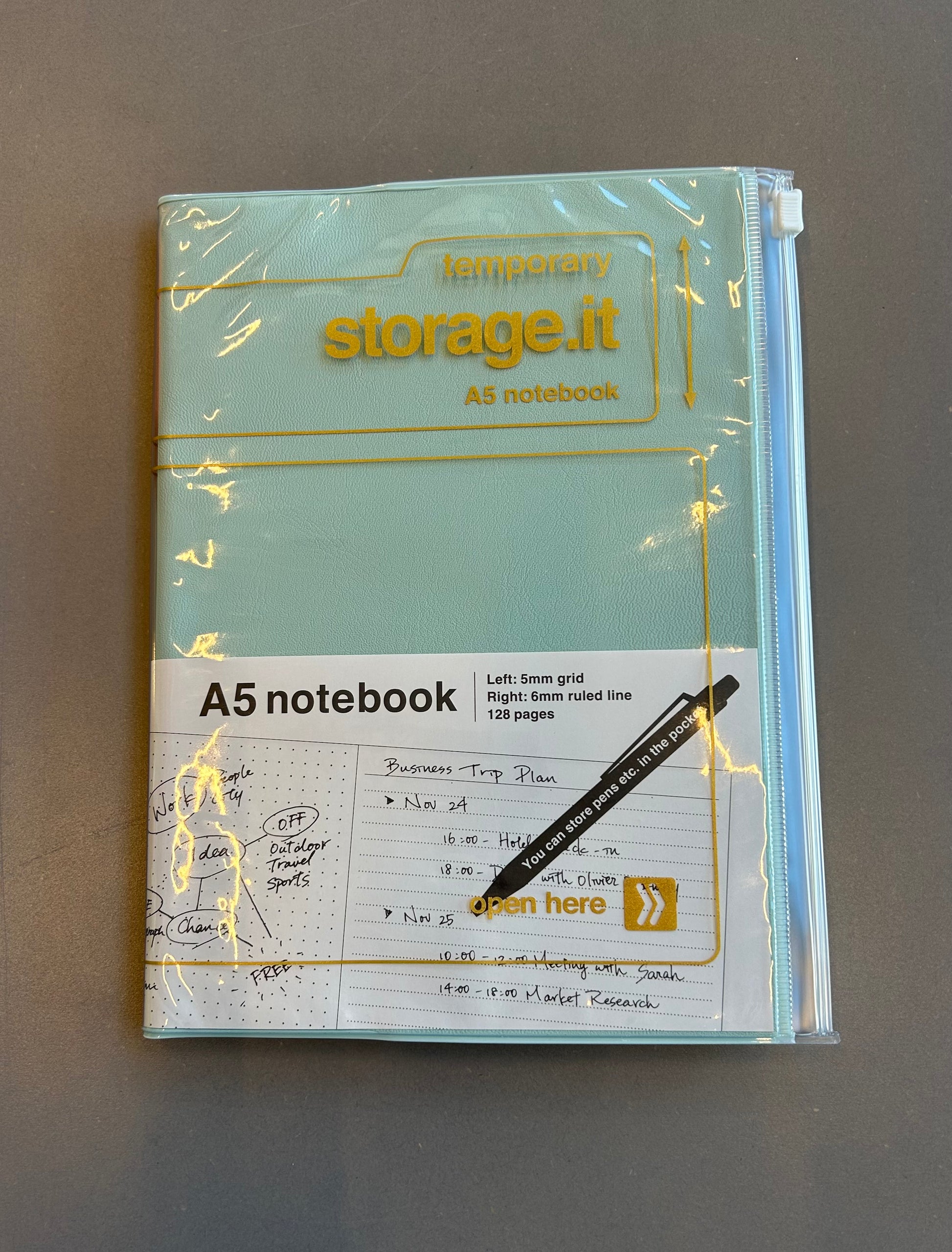 Mark's storage.it notebook A5 in mint