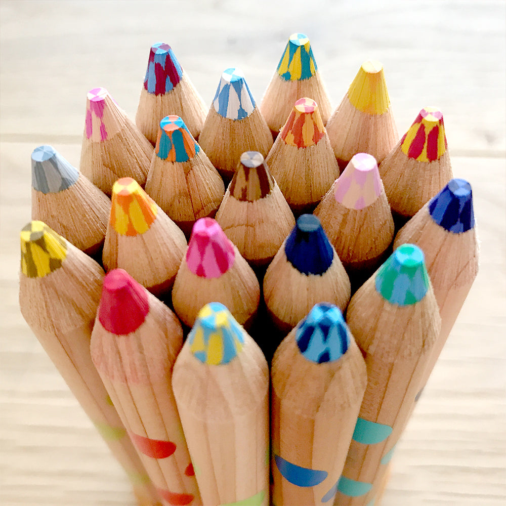 20 Mixed Coloured Pencils Kokuyo