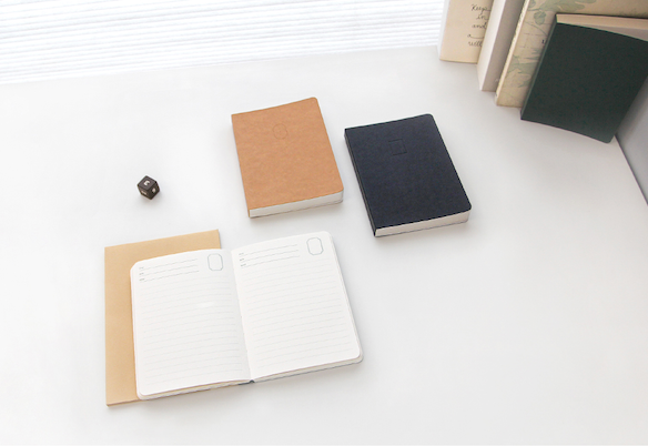 Gongjang Classic journal 125 x 180 mm in caramel en zwart
