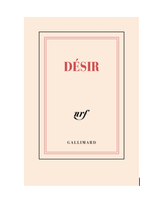 Carnet poche "Désir" van Les Jolies Planches (Gallimard)