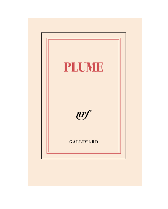 Carnet poche "Plume" van Les Jolies Planches (Gallimard)