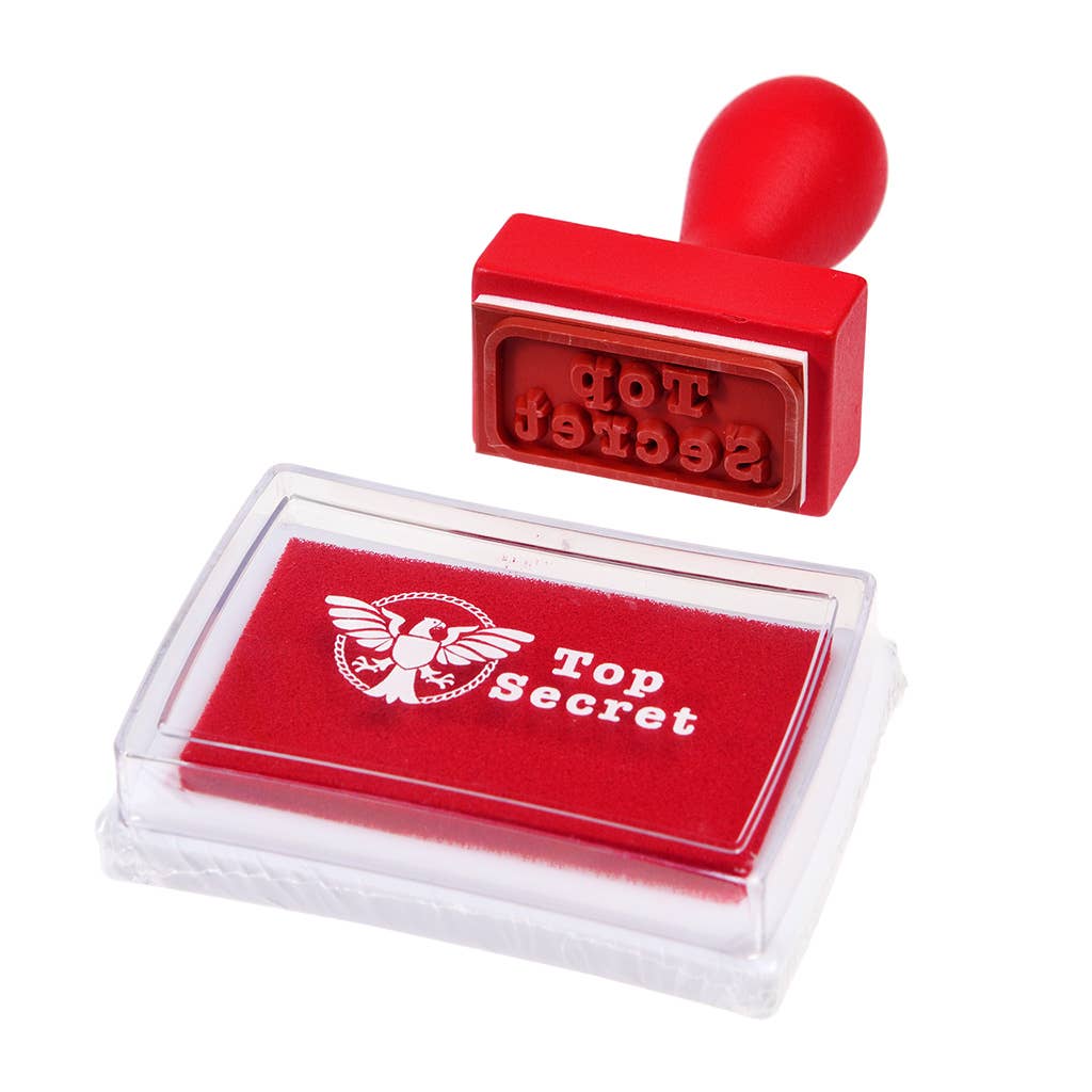 Topgeheime stempel- en inkset