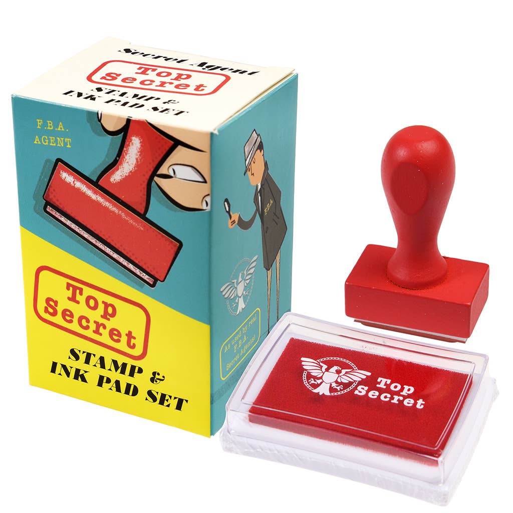 Topgeheime stempel- en inkset