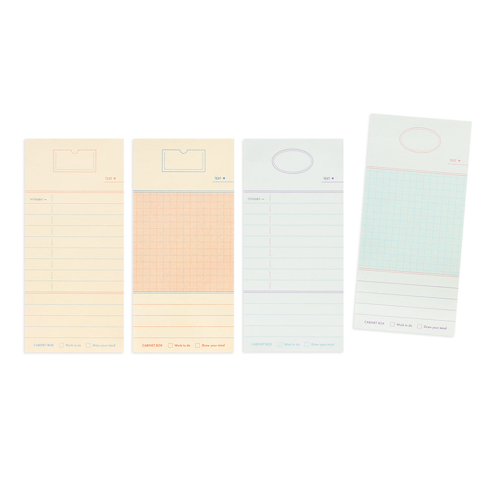 Cabinet memo pad-Mint (70*148)