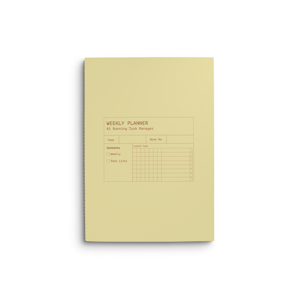 Weekly Planner Running list