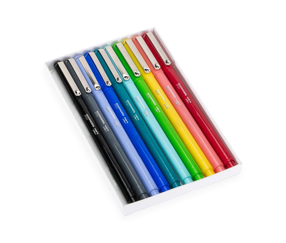 Bookbinders Design fineliner 10-pack