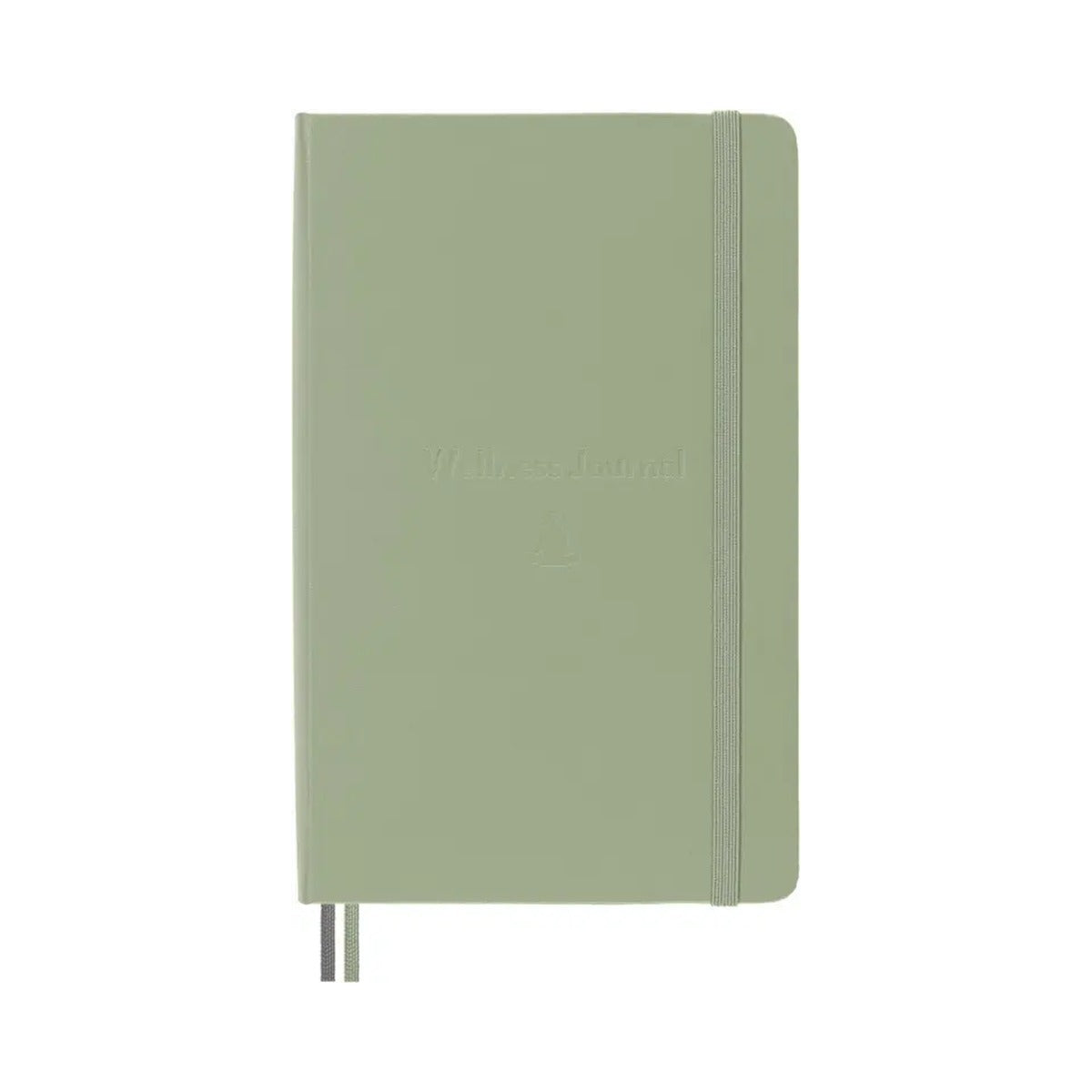 Moleskine Wellness Journal hardcover in saliegroen met elastiek